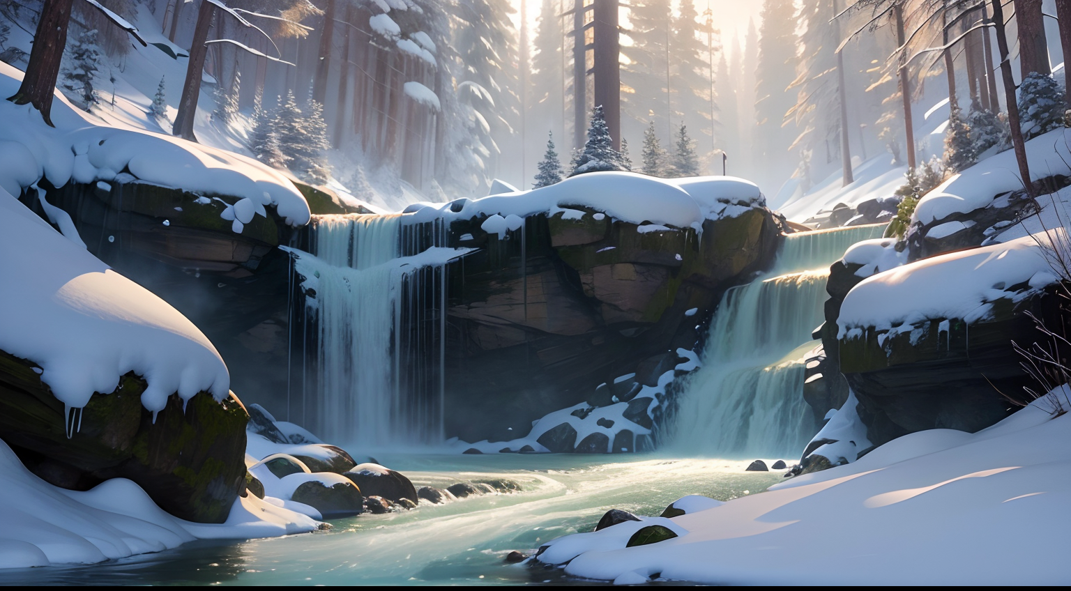 Winter Ravine